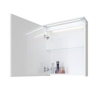 Шкаф за баня с огледало Дентан отворен