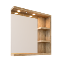 Горен шкаф за баня Версо дървесен